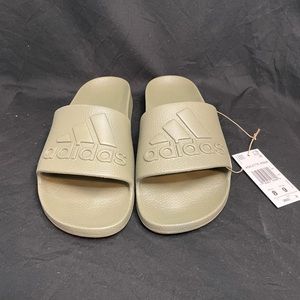 Adidas Adilette Slip-on Quick-Dry Aqua Slides Olive Green Size 8M, 9W IF7372